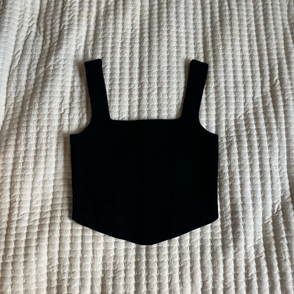 Ara Tops - Zara Black Corset Top